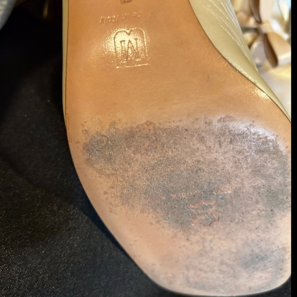Bruno Magli sling back high heel open toe - Picture 3 of 3